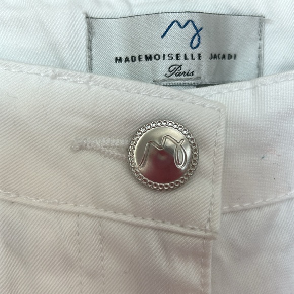 Mademoiselle JACADI white summer crop pants - Picture 3 of 13